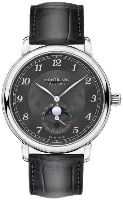 Montblanc Herrklocka 128908 Star Legacy Grå/Läder Ø42 mm - Montblanc