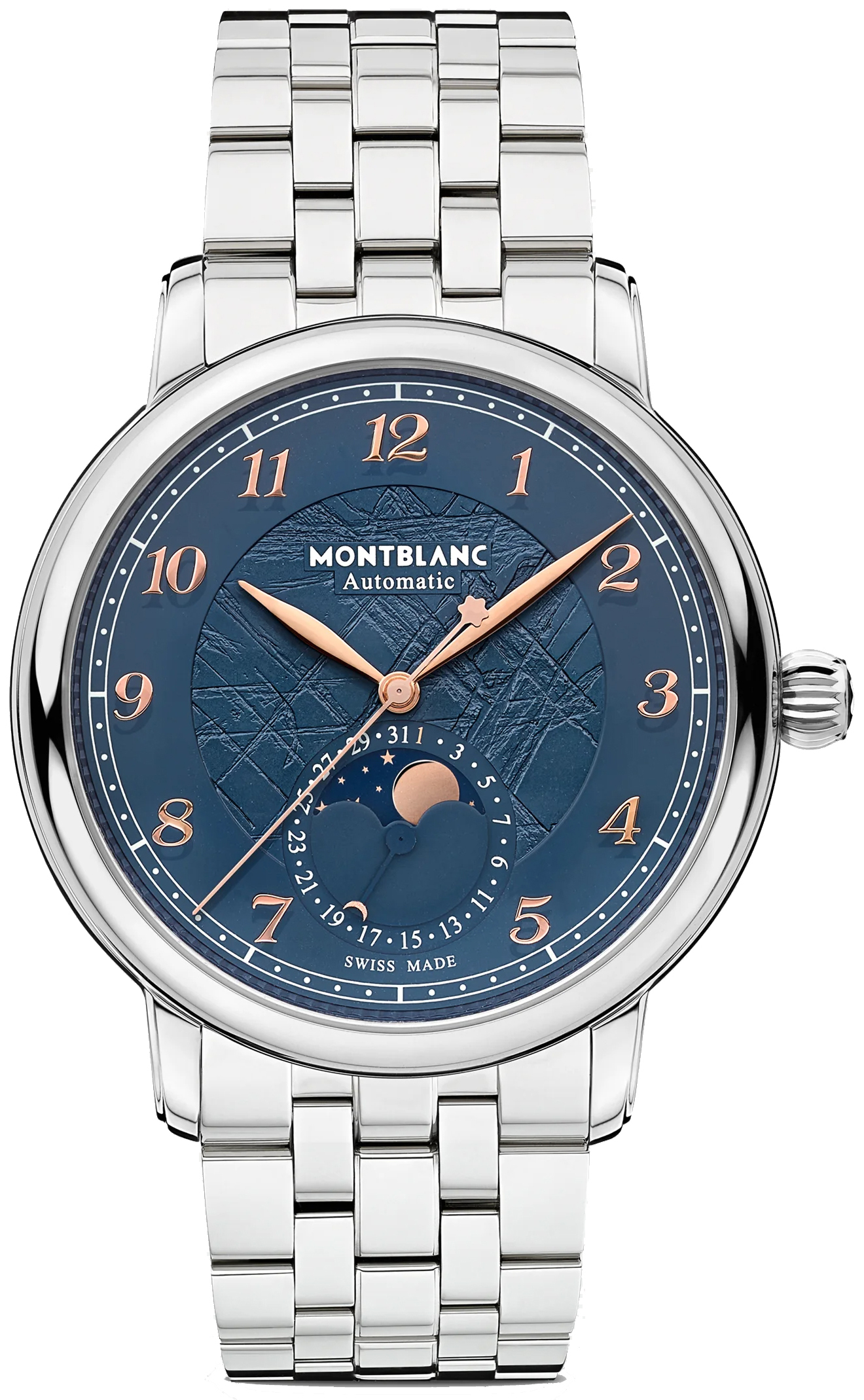 Montblanc Herrklocka 129631 Star Legacy Blå/Stål Ø42 mm - Montblanc