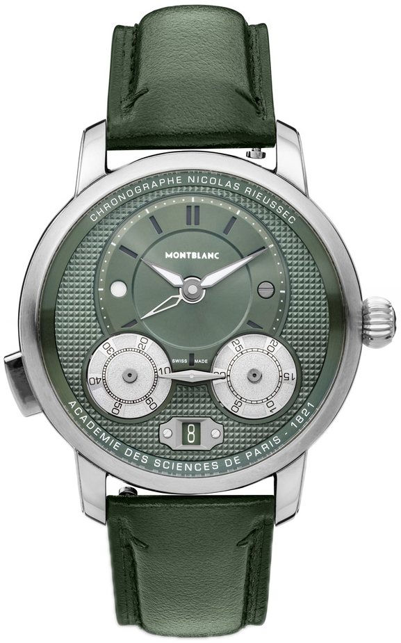 Montblanc Herrklocka 132947 Star Legacy Gr&ouml;n/L&auml;der &Oslash;43 mm