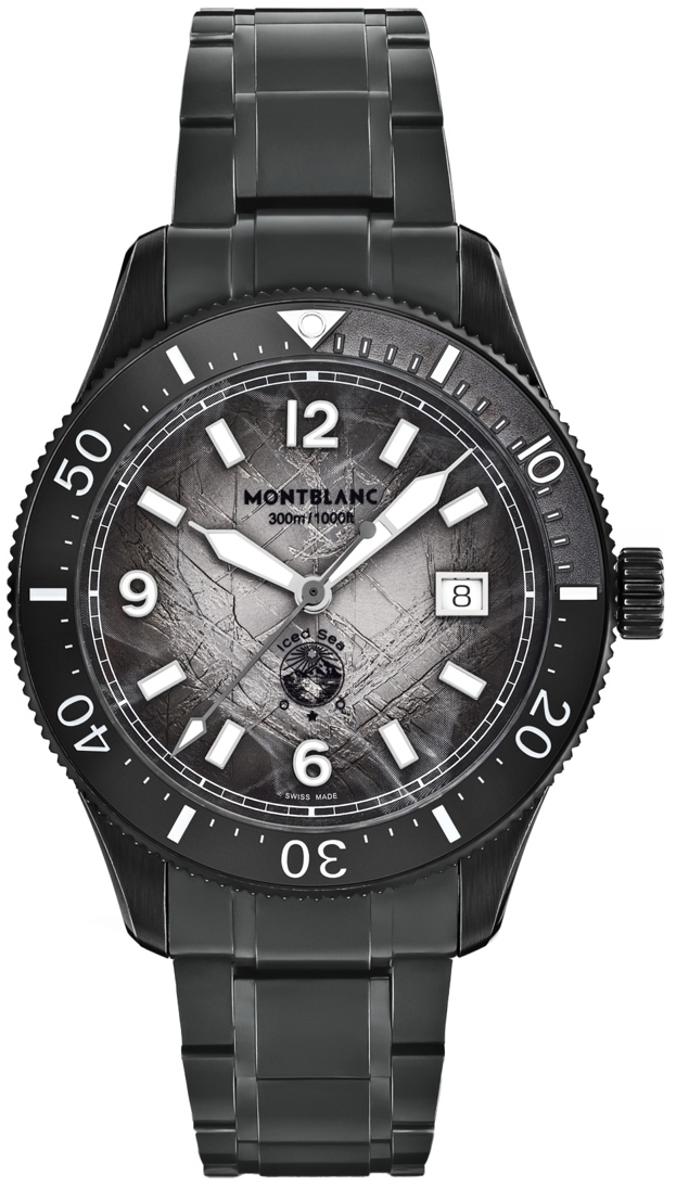 Montblanc Herrklocka 137541 Iced Sea Gr&aring;/St&aring;l &Oslash;41 mm