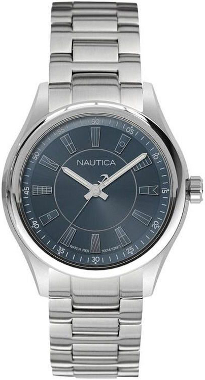 Nautica Herrklocka NAPBST004 Blå/Stål Ø44 mm - Nautica