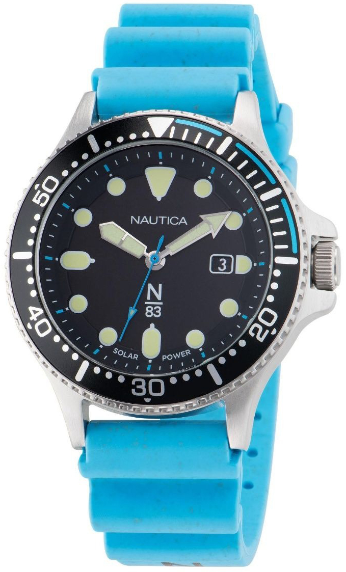 Nautica Herrklocka NAPCBS305 N83 Svart/Gummi Ø43 mm - Nautica