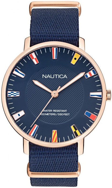 Nautica Herrklocka NAPCRF902 Caprera Blå/Textil Ø43 mm - Nautica