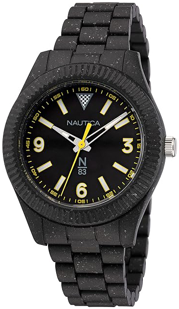 Nautica Herrklocka NAPMBF202 N83 Svart/Resinplast Ø41 mm - Nautica