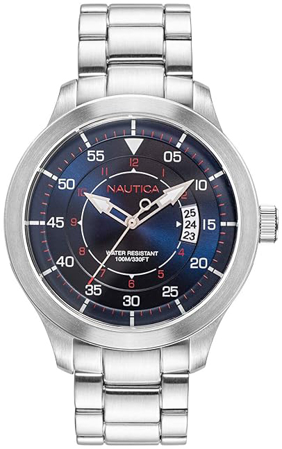 Nautica Herrklocka NAPPLP906 Point Loma Blå/Stål Ø44 mm - Nautica