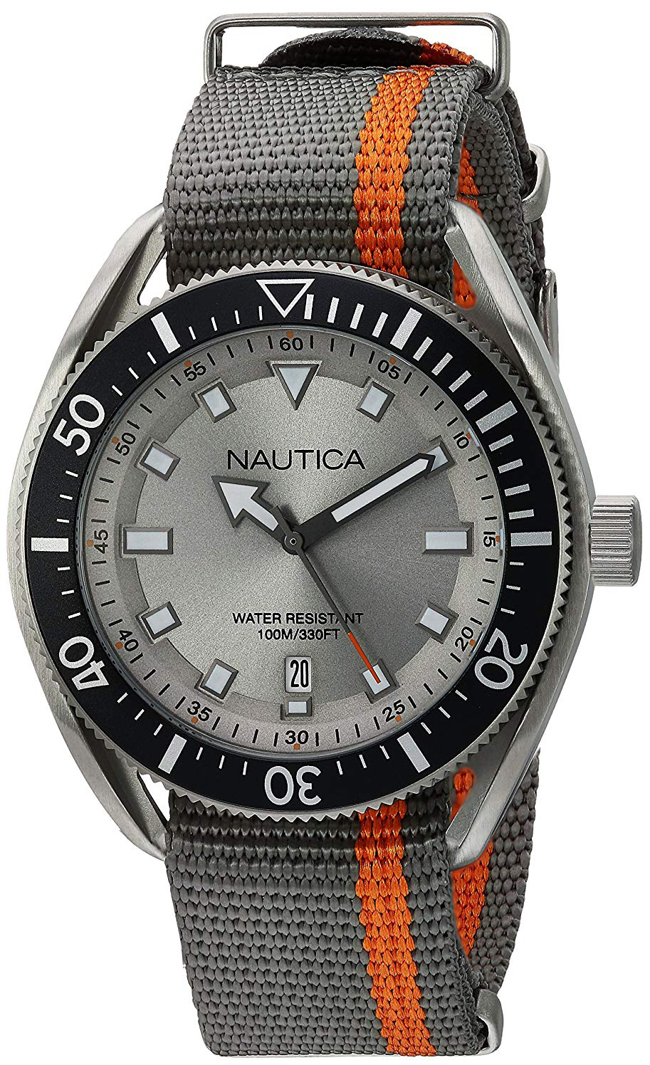 Nautica Herrklocka NAPPRF003 Grå/Textil Ø44 mm - Nautica