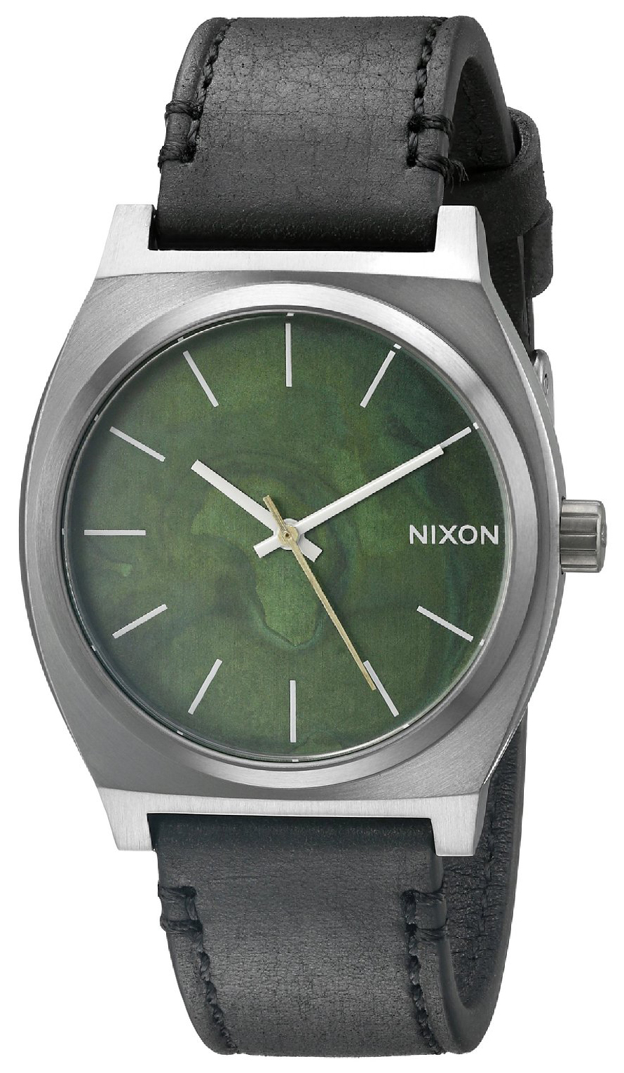 Nixon The Time Teller Herrklocka A0452070-00 Grön/Läder