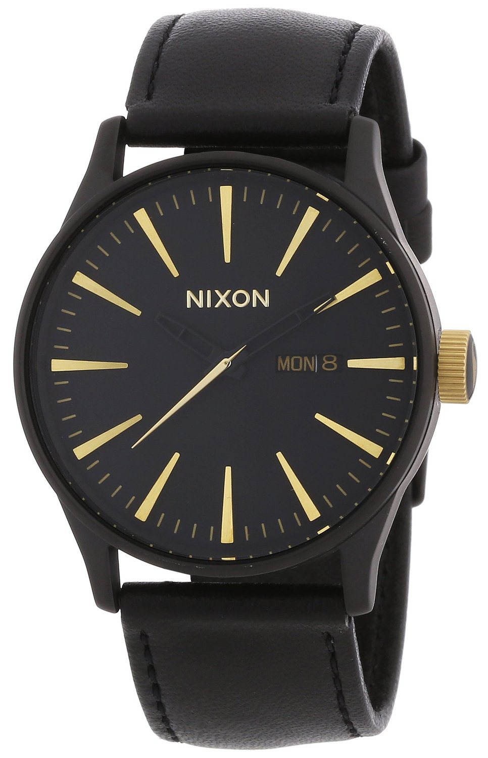 Nixon Herrklocka A1051041-00 Svart/Läder Ø42 mm - Nixon