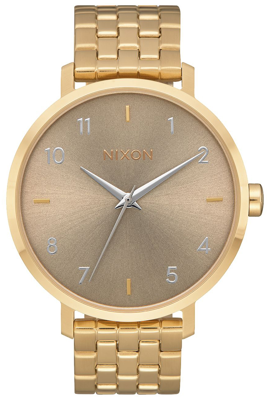 Nixon 99999 Damklocka A10902702-00 Beige/Gulguldtonat stål Ø38 mm - Nixon