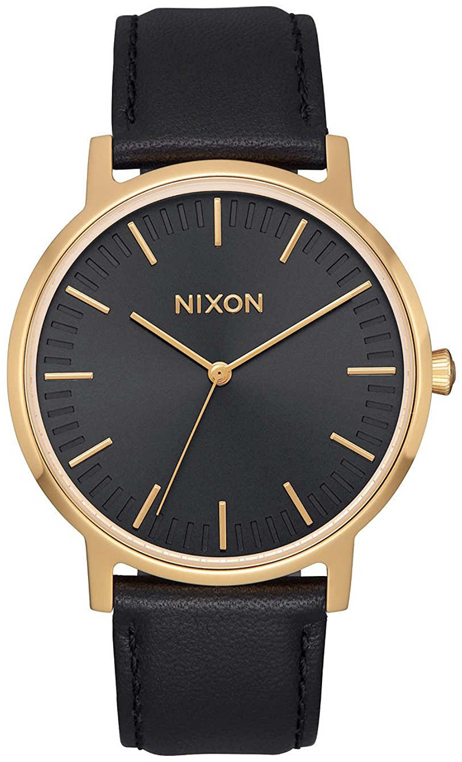 Nixon A11991031-00 Svart/Läder Ø35 mm - Nixon