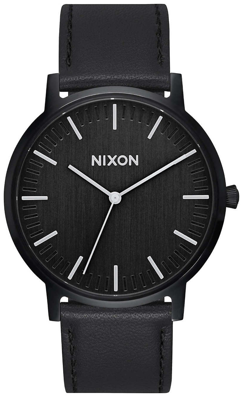 Nixon 99999 A11992345-00 Svart/Läder Ø35 mm - Nixon