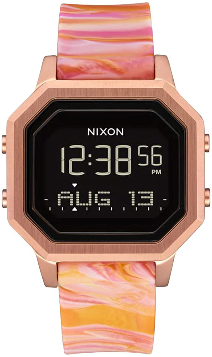 Nixon Damklocka A12115069-00 The Siren LCD/Gummi - Nixon