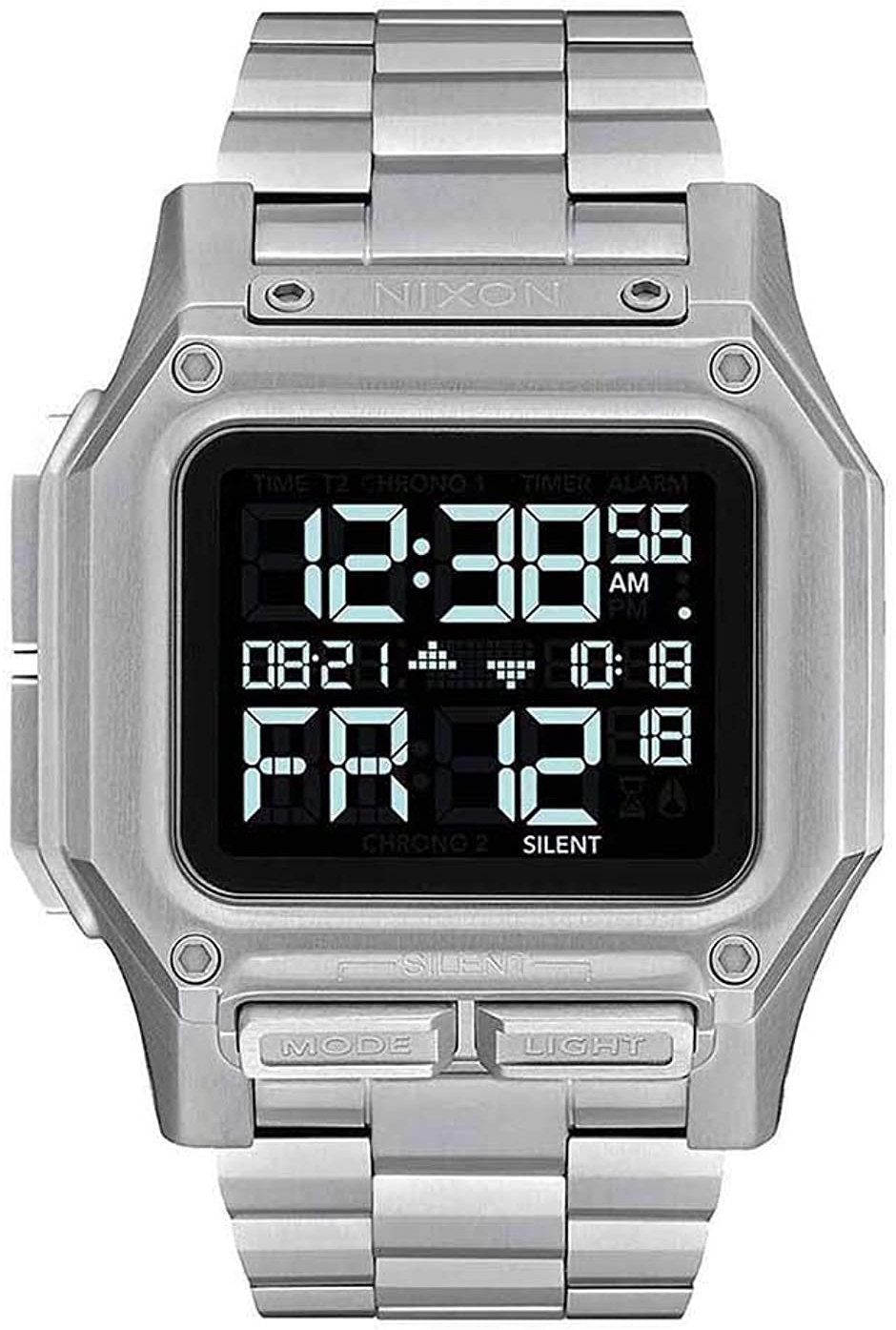 Nixon Herrklocka A1268000-00 LCD/Stål - Nixon