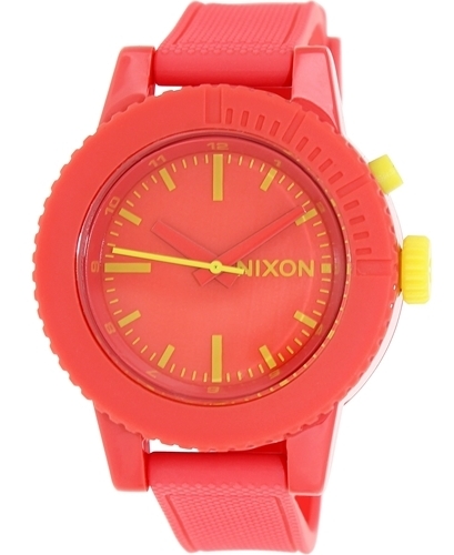 Nixon 99999 Damklocka A287685-00 Rosa/Gummi Ø39 mm