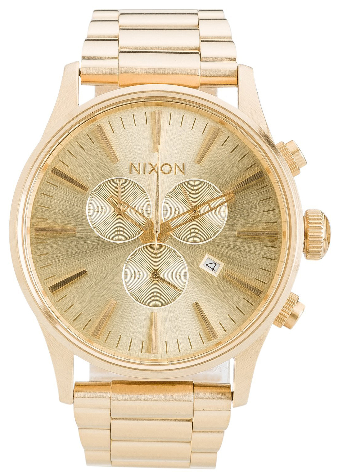 Nixon Herrklocka A386502-00 The Sentry Champagnefärgad/Gulguldtonat - Nixon