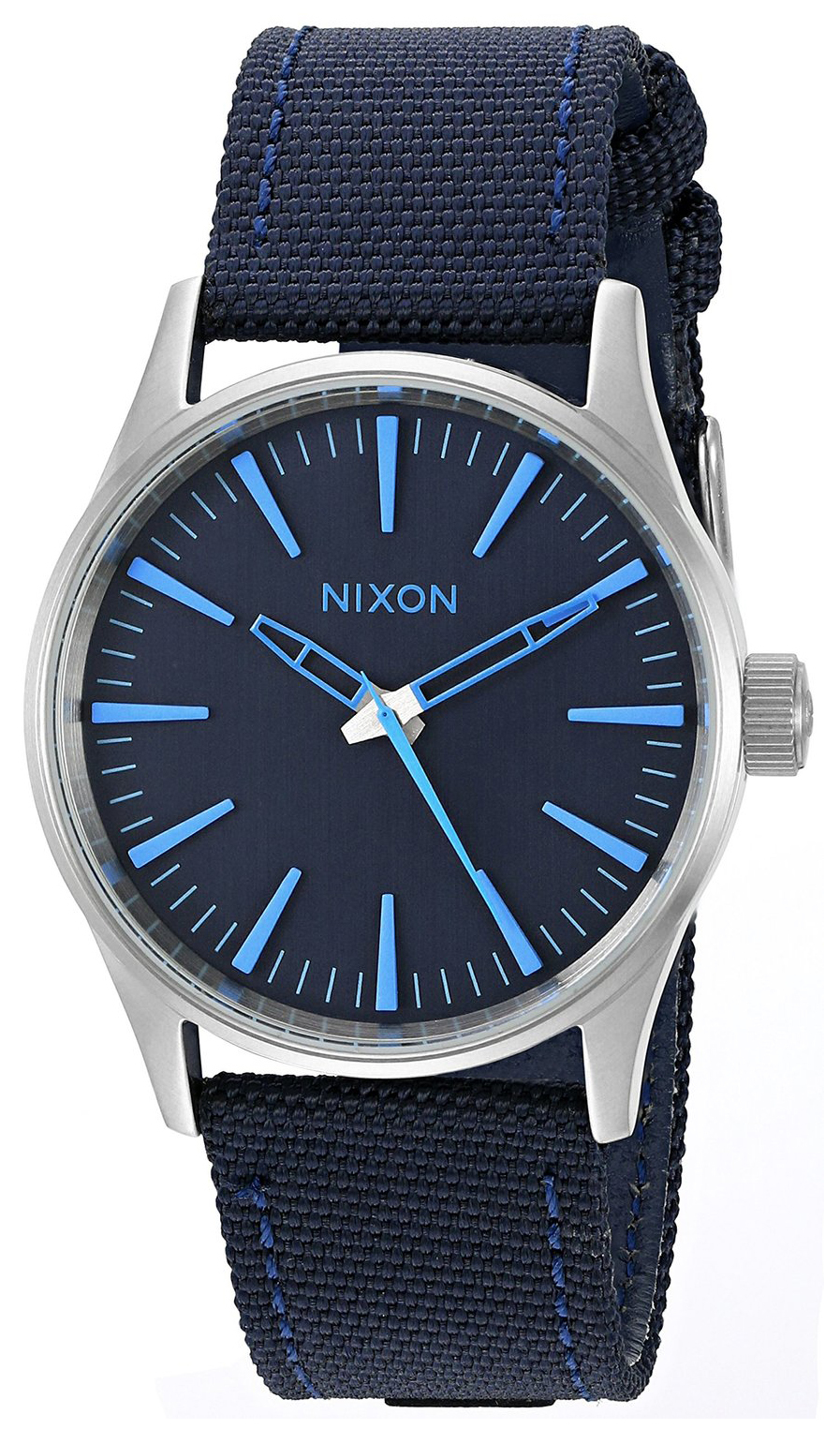 Nixon Herrklocka A4262219-00 The Sentry Blå/Läder Ø38 mm - Nixon