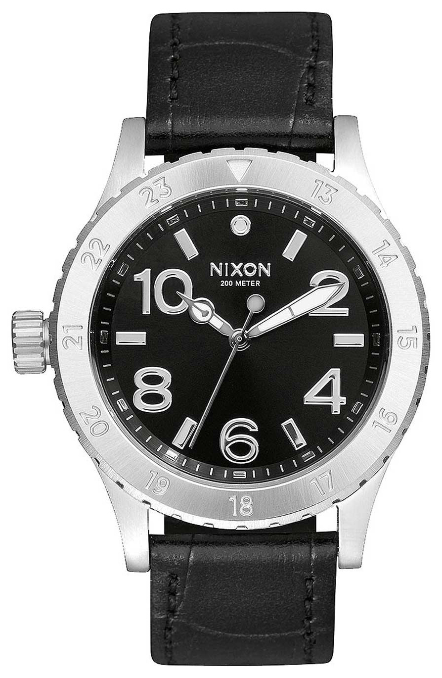 Nixon 99999 Damklocka A4671886-00 Svart/Läder Ø38 mm - Nixon