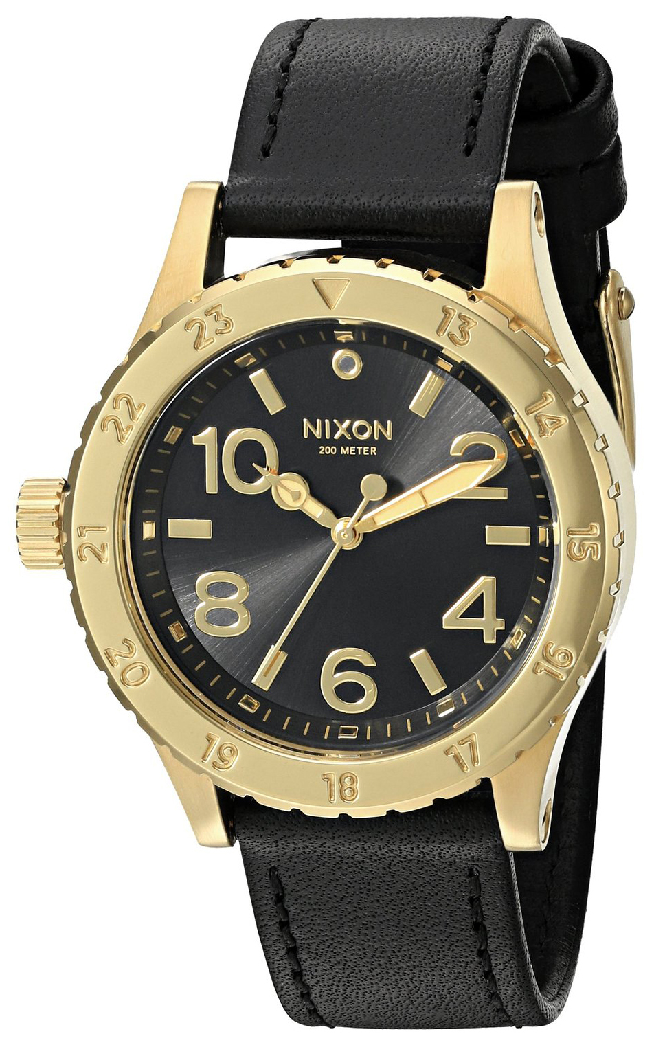 Nixon 99999 Damklocka A467513-00 Svart/Läder Ø38 mm - Nixon