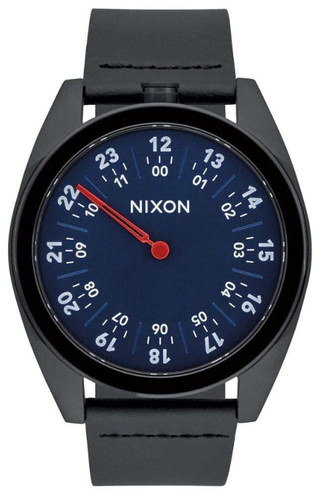 Nixon 99999 Herrklocka A9262315-00 Blå/Läder Ø43 mm - Nixon