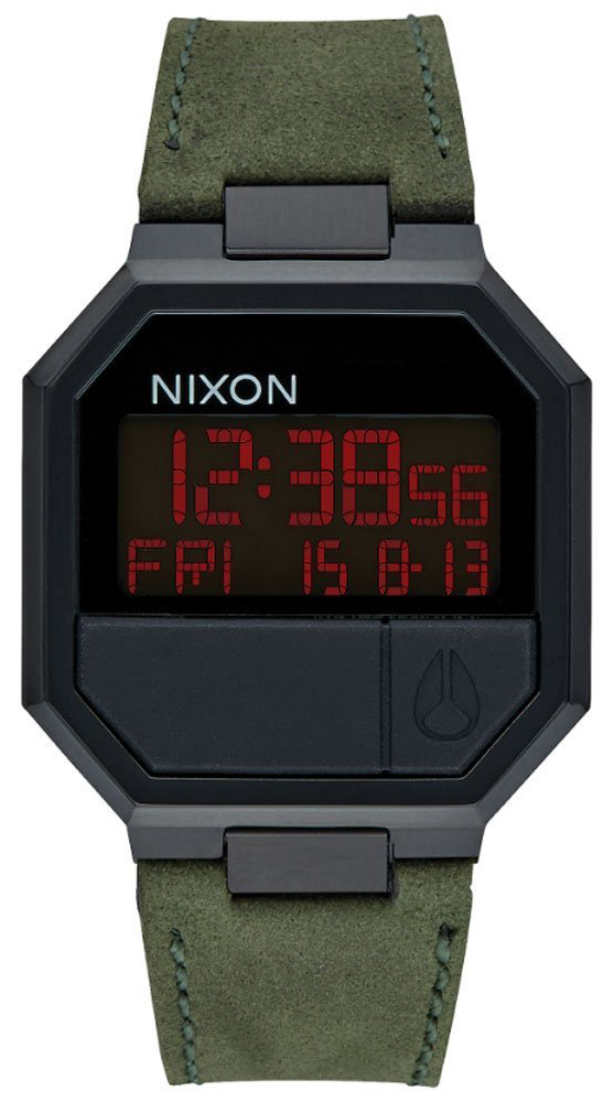 Nixon The Re-Run Herrklocka A944032-00 LCD/Läder - Nixon