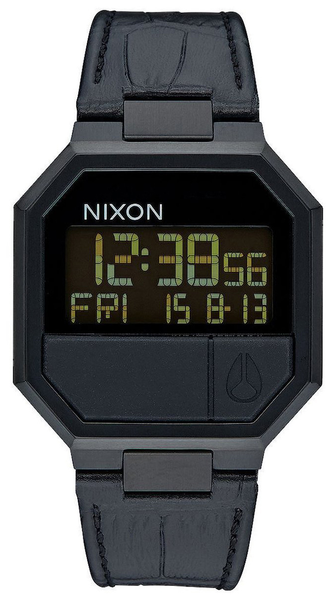 Nixon The Re-Run Herrklocka A944840-00 LCD/Läder