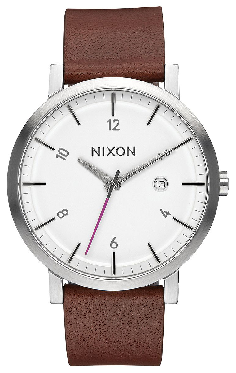 Nixon 99999 Herrklocka A9452168-00 Vit/Läder Ø42 mm - Nixon