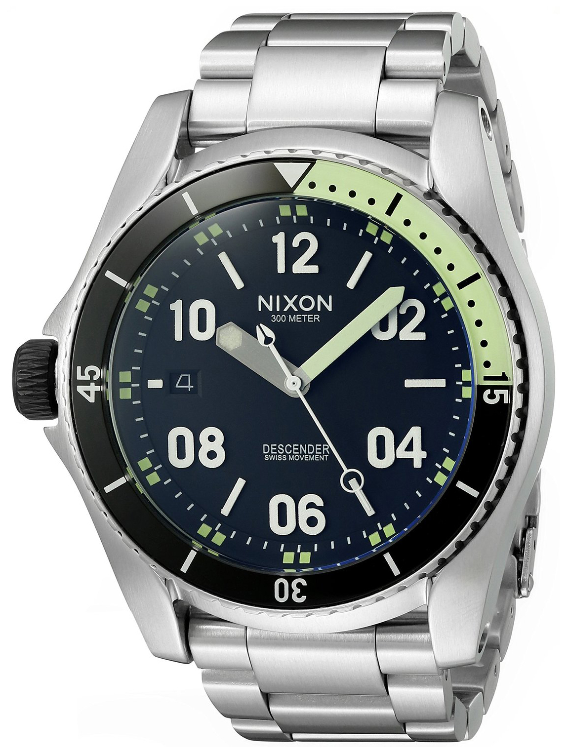 Nixon 99999 Herrklocka A959000-00 Svart/Stål Ø45 mm - Nixon