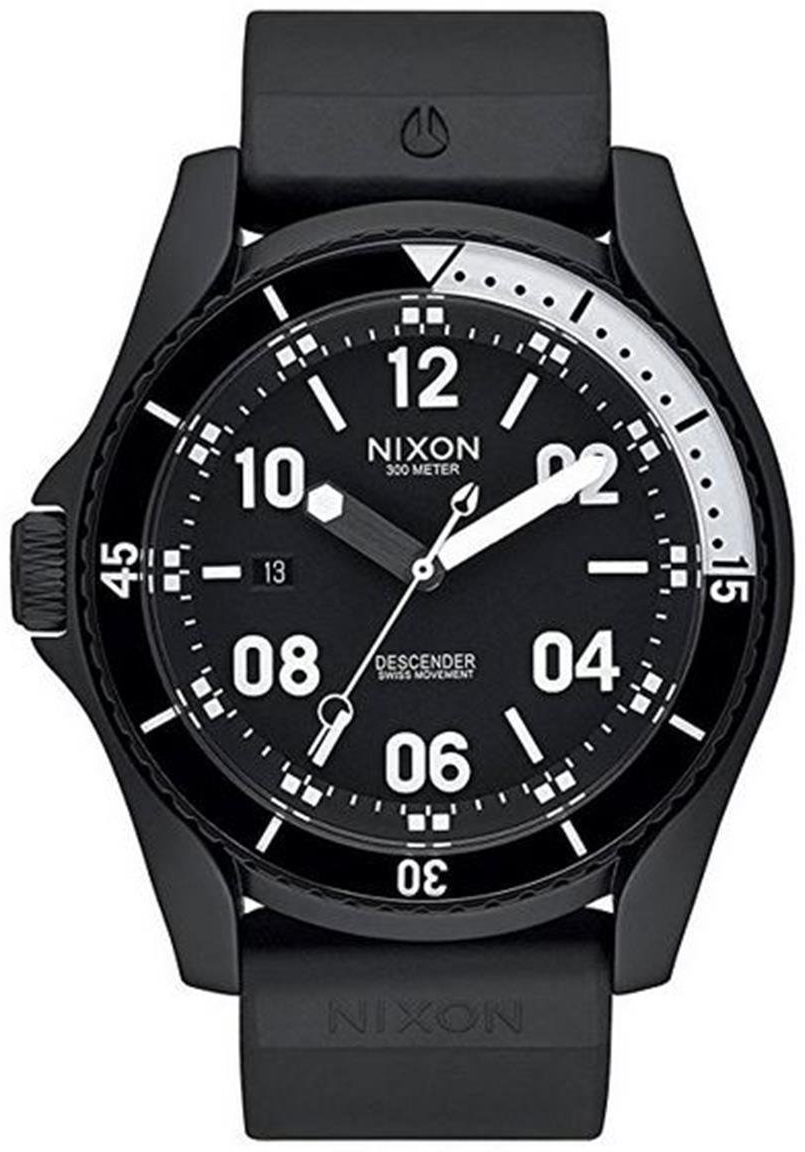 Nixon Herrklocka A960001-00 Svart/Gummi Ø45 mm - Nixon
