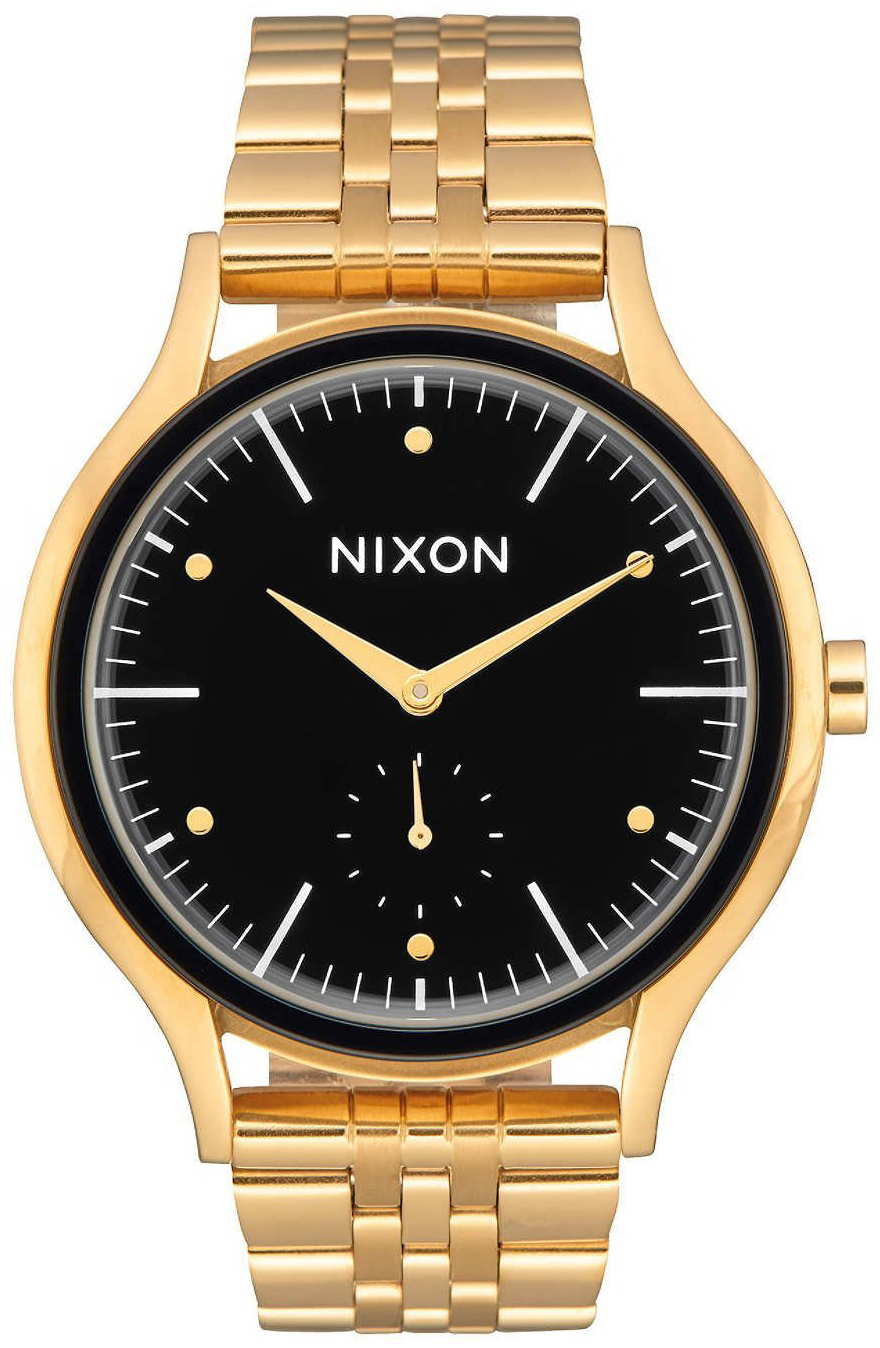 Nixon 99999 Damklocka A9942226-00 Svart/Gulguldtonat stål Ø38 mm - Nixon