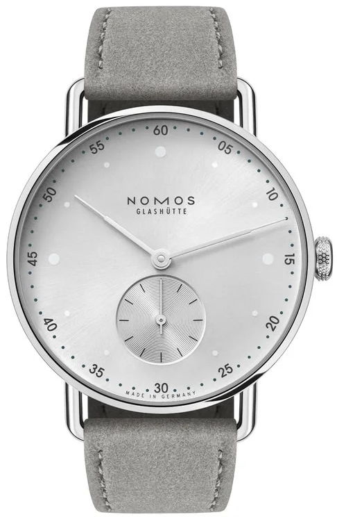 Nomos Glashütte Damklocka N-1122.SB Metro Silverfärgad/Textil Ø33 - Nomos Glashütte