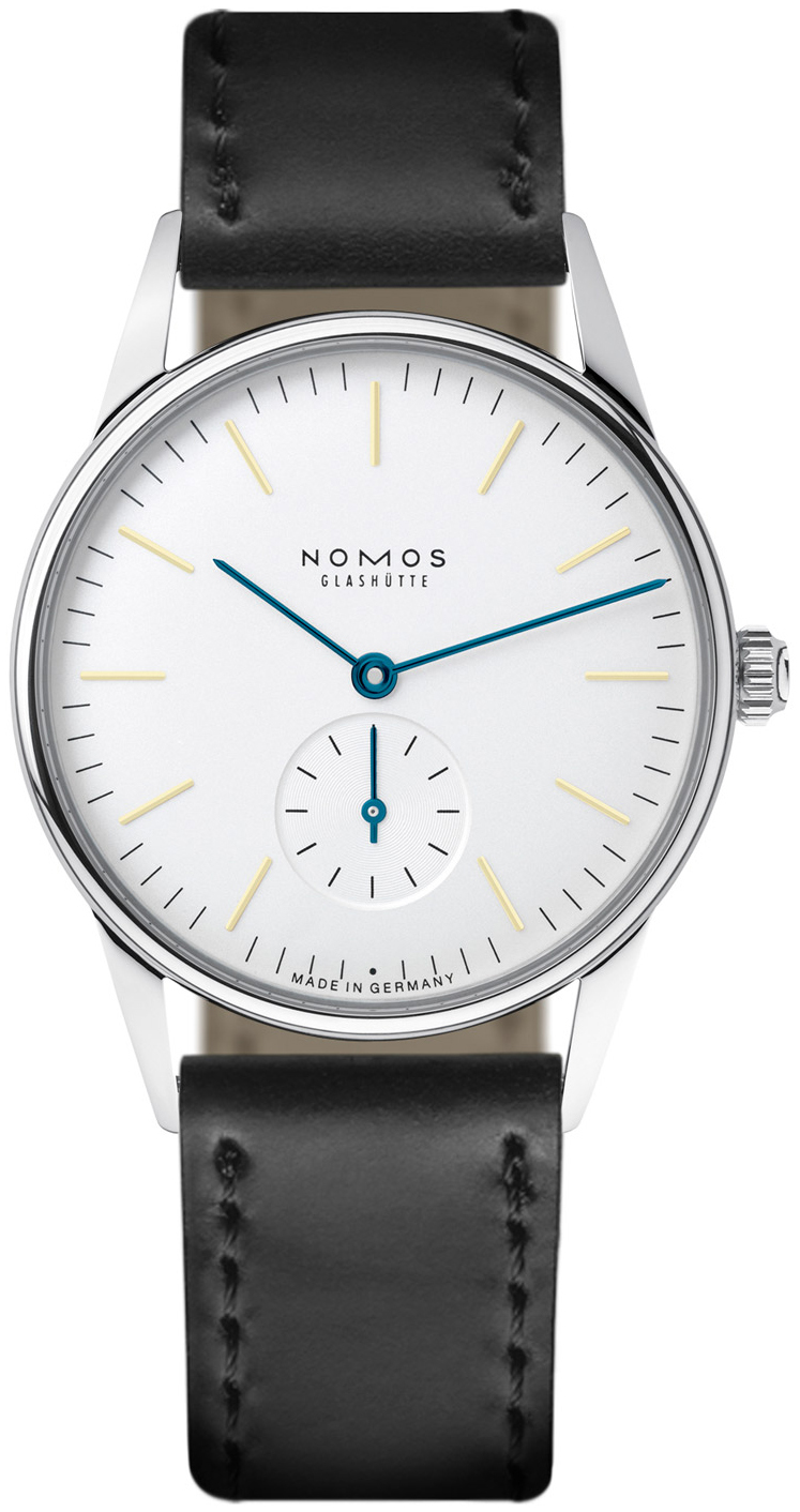 Nomos Glashütte N-301 Orion Vit/Läder Ø35 mm - Nomos Glashütte