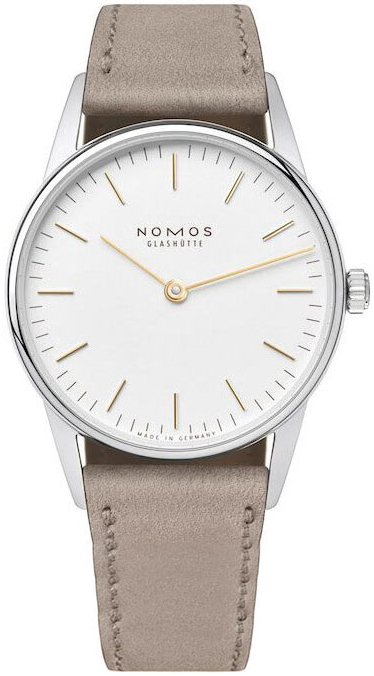 Nomos Glashütte Damklocka N-319 Orion Vit/Läder Ø32.8 mm - Nomos Glashütte