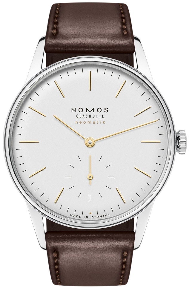 Nomos Glashütte Herrklocka N-397 Orion Neomatik Doré - Nomos Glashütte