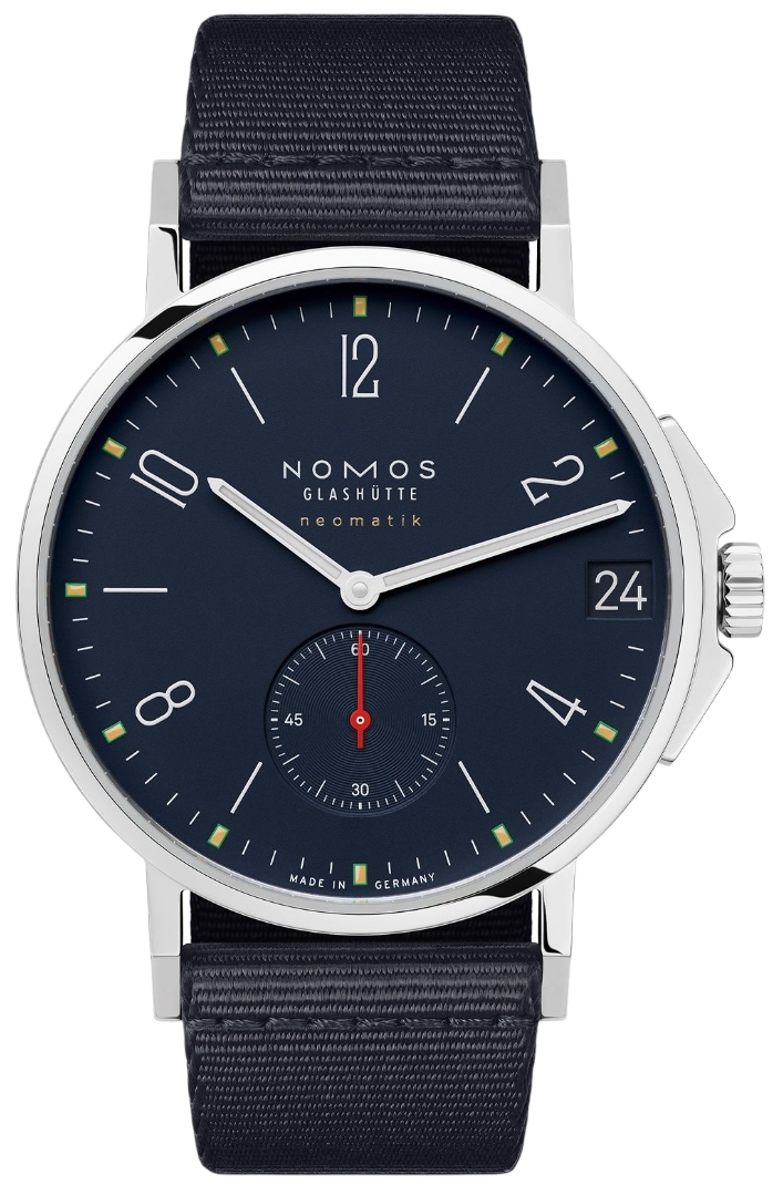 Nomos Glashütte Herrklocka N-528 Ahoi Neomatik Blå/Textil Ø38.5 mm - Nomos Glashütte
