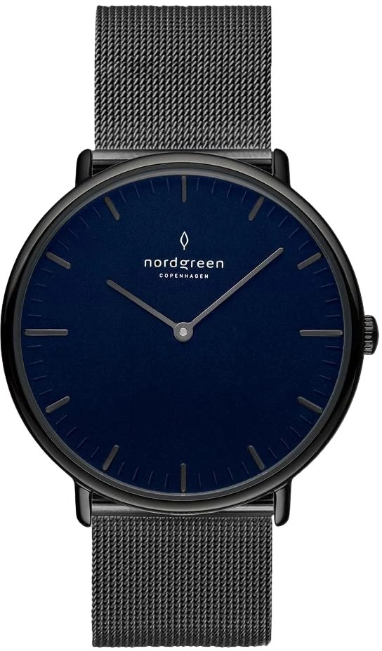Nordgreen Damklocka NR36GMMEGUNA Native Blå/Stål Ø36 mm - Nordgreen