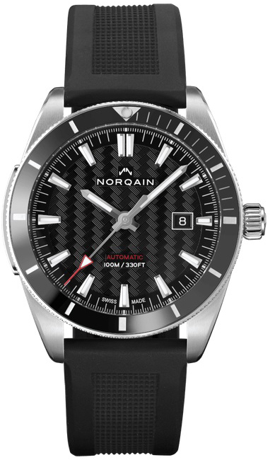 Norqain Herrklocka N1000C01A/B101/10BR.20S Adventure Svart/Gummi Ø42 - Norqain