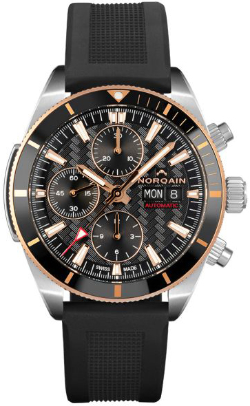 Norqain Herrklocka N1500GA1IC/B153/15BR.18S Adventure Svart/Gummi - Norqain