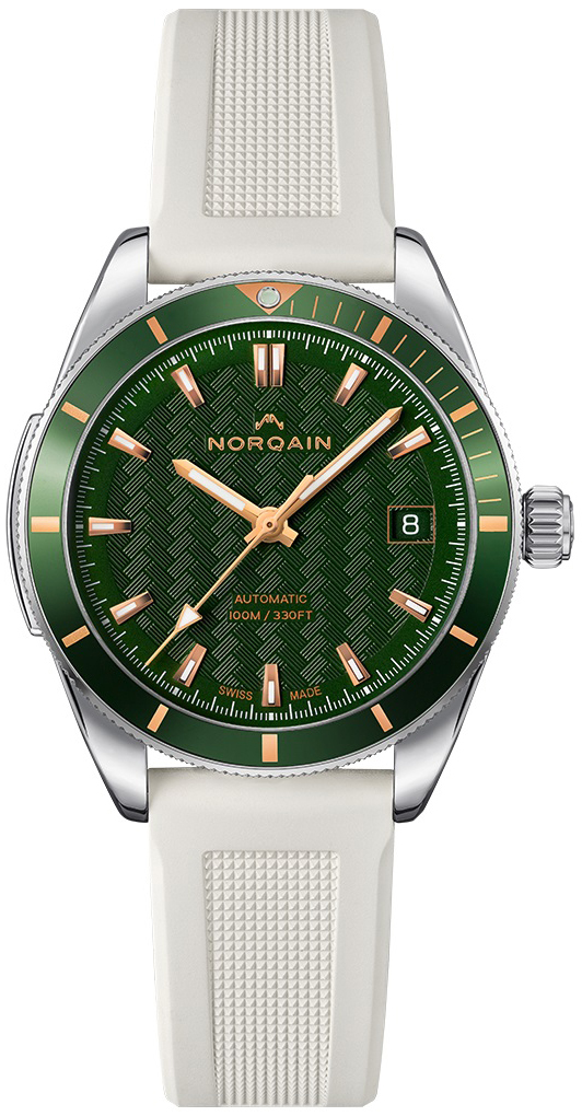 Norqain Damklocka N1800A84GA/E183/18WRE.16S Adventure Grön/Gummi - Norqain