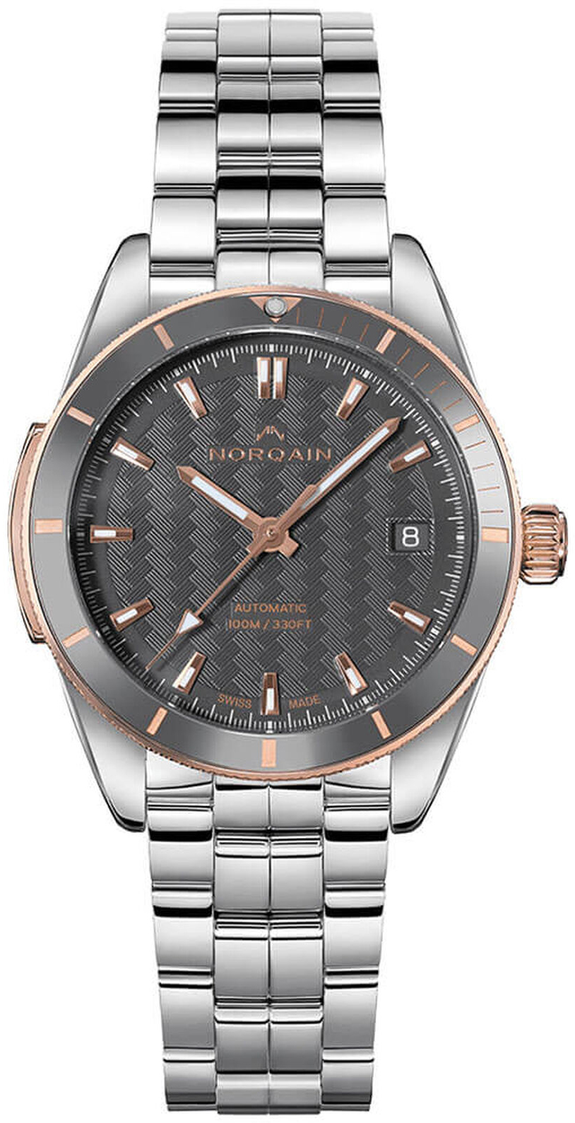 Norqain Damklocka N1800CG83A/G18G/182S Adventure Grå/Stål Ø37 mm - Norqain