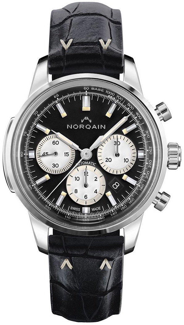 Norqain Herrklocka N2200S22C/B221/20BKR.18S Freedom Svart/Läder Ø43 - Norqain