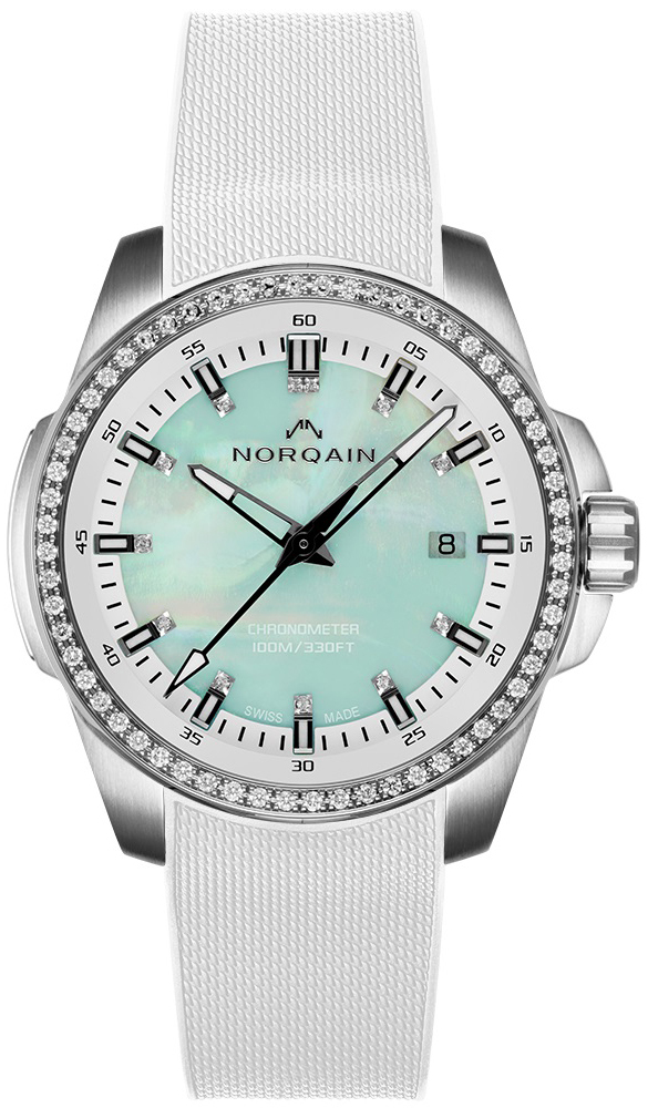 Norqain Herrklocka N3008SD03A/MB30D/322WR.20S Independence Blå/Gummi - Norqain