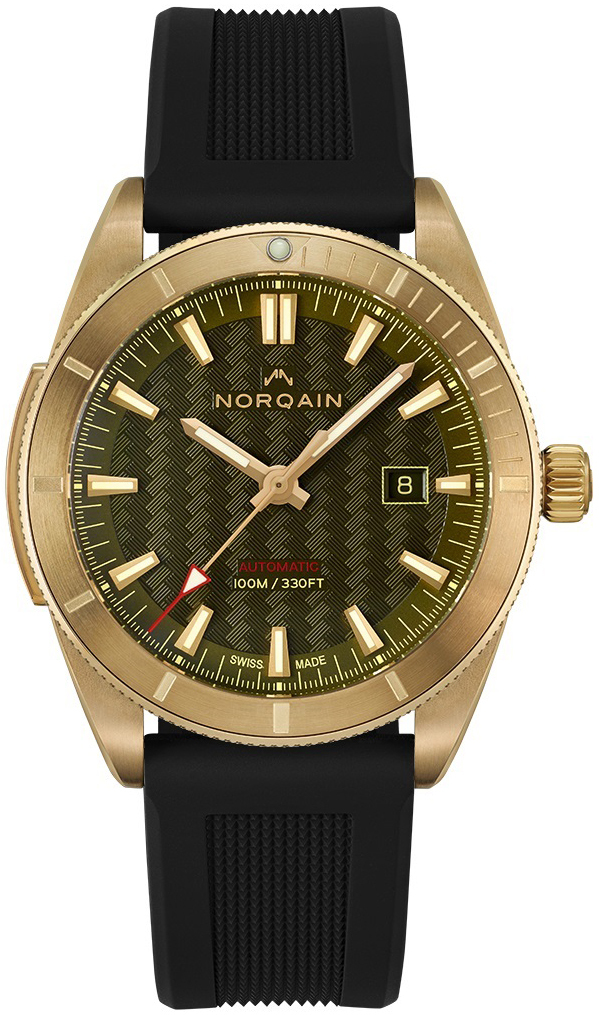 Norqain Herrklocka NZ1000ZIA/K105/10BC.20Z Adventure Grön/Gummi Ø42 - Norqain