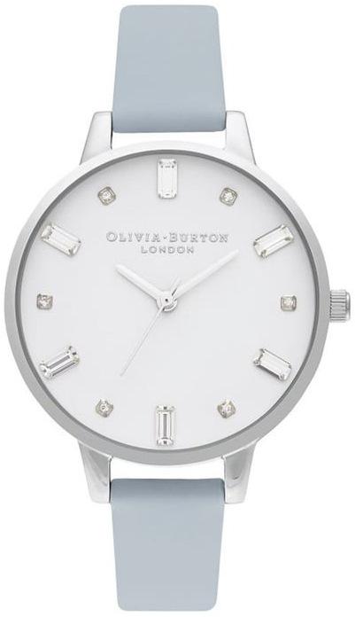 Olivia Burton Damklocka OB16BJ01 London Vit/Läder Ø23 mm - Olivia Burton