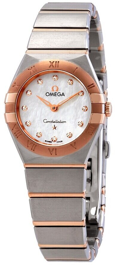Omega Damklocka 131.20.25.60.55.001 Constellation Quartz 25Mm Vit/18 - Omega