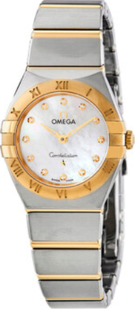 Omega Damklocka 131.20.25.60.55.002 Constellation Quartz 25Mm Vit/18 - Omega