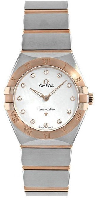 Omega Damklocka 131.20.28.60.55.001 Constellation Quartz 28Mm Vit/18 - Omega