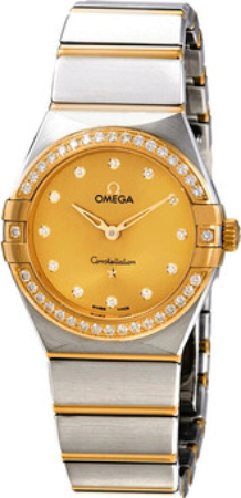 Omega Damklocka 131.25.28.60.58.001 Constellation Quartz 28Mm Guld/18 - Omega