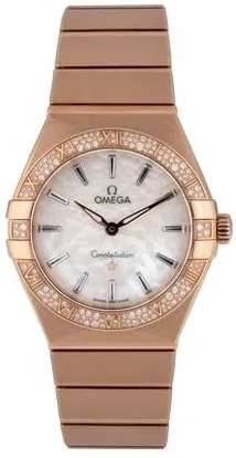 Omega Damklocka 131.55.28.60.55.003 Constellation Quartz 28Mm Vit/18 - Omega