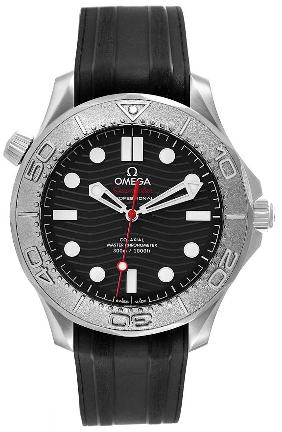 Omega Herrklocka 210.32.42.20.01.002 Seamaster Diver 300M Svart/Gummi - Omega
