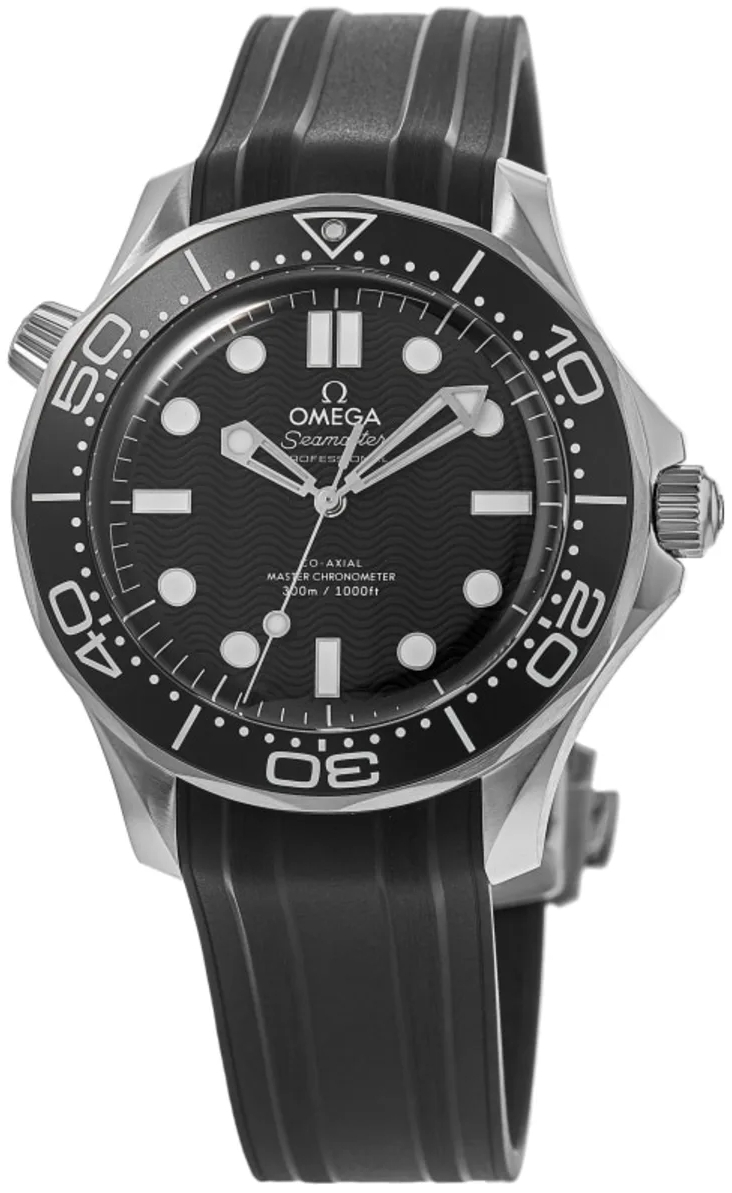 Omega Herrklocka 210.32.42.20.01.003 Seamaster Diver 300m Svart/Gummi - Omega